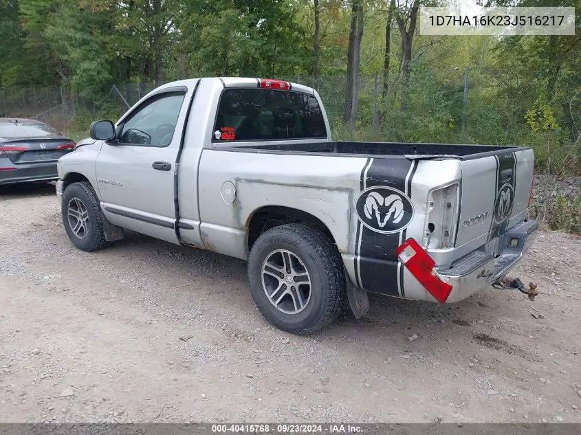 2003 Dodge Ram 1500 St VIN: 1D7HA16K23J516217 Lot: 40415768