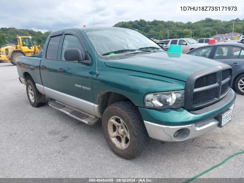 2003 Dodge Ram 1500 Slt/Laramie/St VIN: 1D7HU18Z73S171973 Lot: 40454359