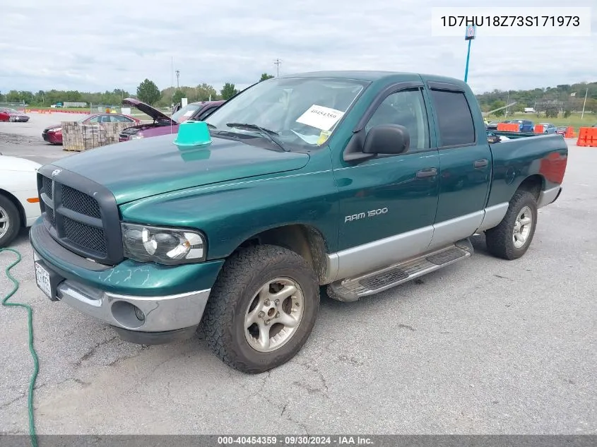 2003 Dodge Ram 1500 Slt/Laramie/St VIN: 1D7HU18Z73S171973 Lot: 40454359