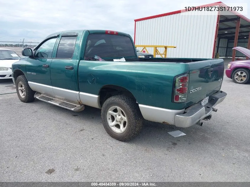 2003 Dodge Ram 1500 Slt/Laramie/St VIN: 1D7HU18Z73S171973 Lot: 40454359