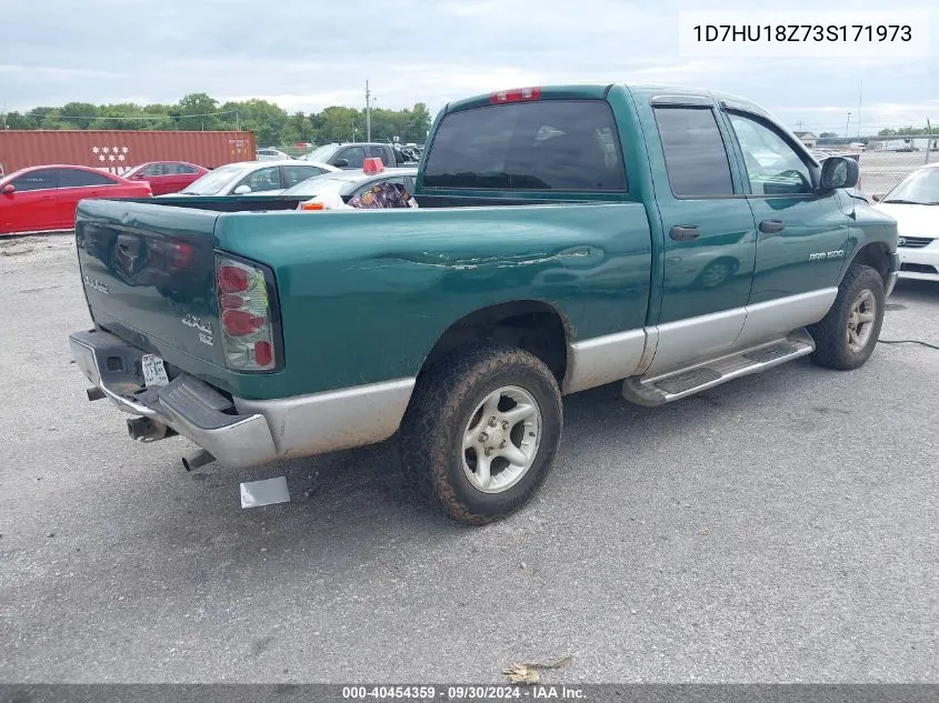 2003 Dodge Ram 1500 Slt/Laramie/St VIN: 1D7HU18Z73S171973 Lot: 40454359