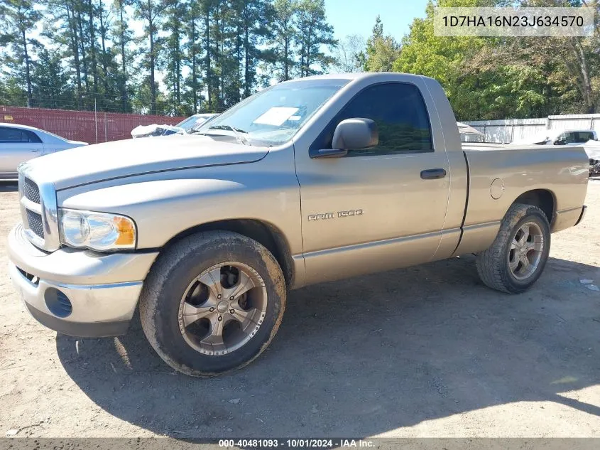 1D7HA16N23J634570 2003 Dodge Ram 1500 Slt/Laramie/St