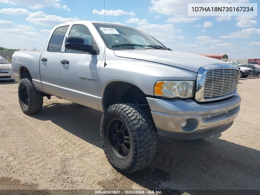 2003 Dodge Ram 1500 Slt/Laramie/St VIN: 1D7HA18N73S167234 Lot: 40503651