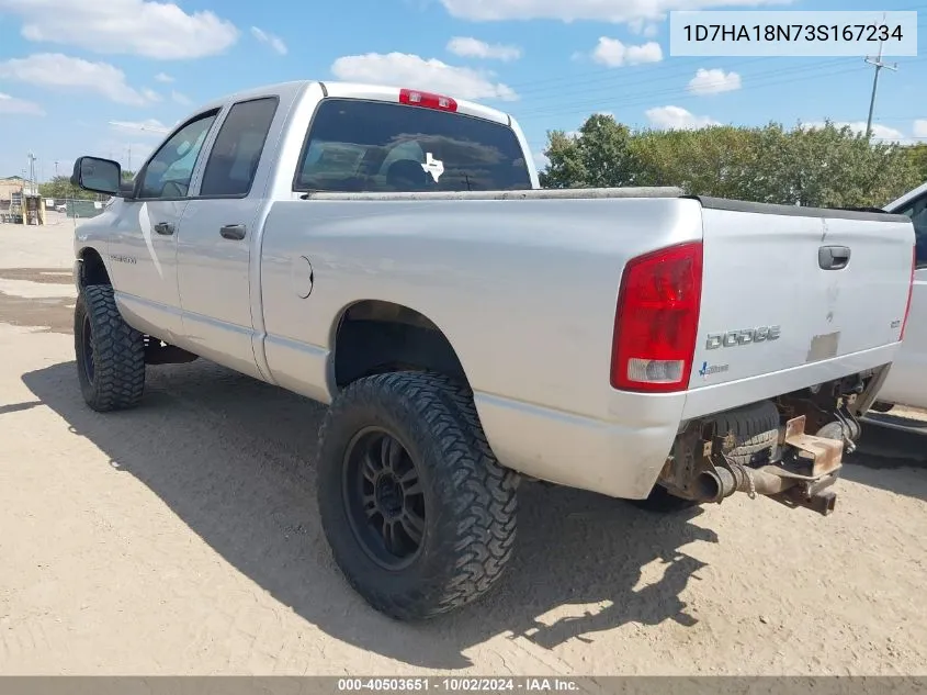 2003 Dodge Ram 1500 Slt/Laramie/St VIN: 1D7HA18N73S167234 Lot: 40503651