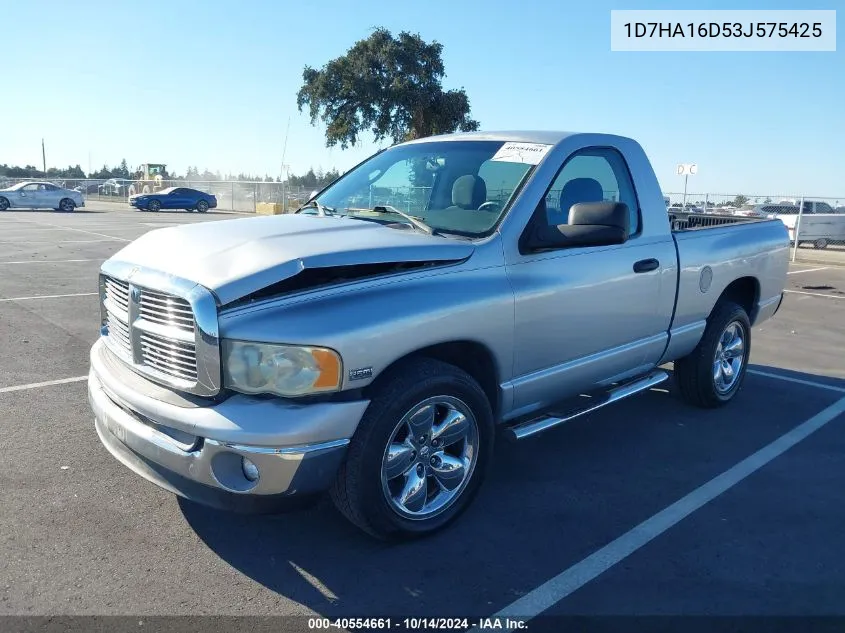 2003 Dodge Ram 1500 Slt/Laramie/St VIN: 1D7HA16D53J575425 Lot: 40554661