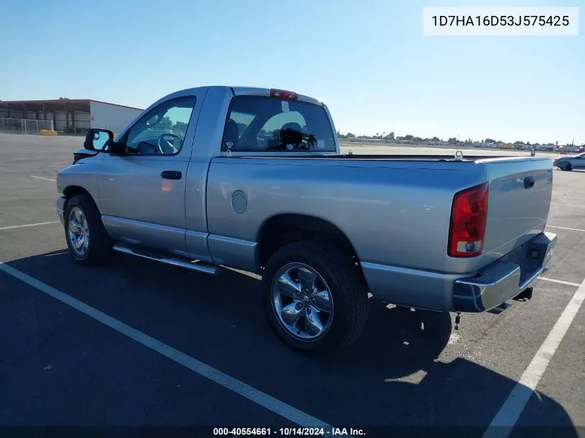 2003 Dodge Ram 1500 Slt/Laramie/St VIN: 1D7HA16D53J575425 Lot: 40554661