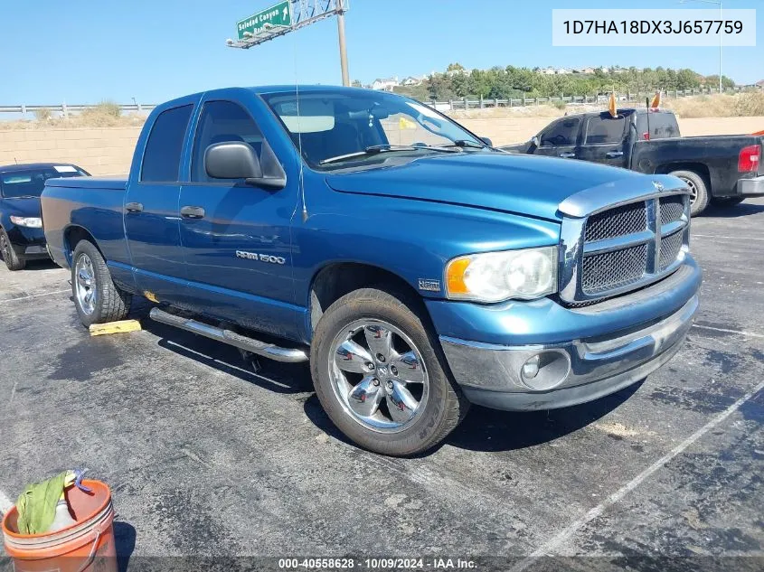 2003 Dodge Ram 1500 Slt/Laramie/St VIN: 1D7HA18DX3J657759 Lot: 40558628