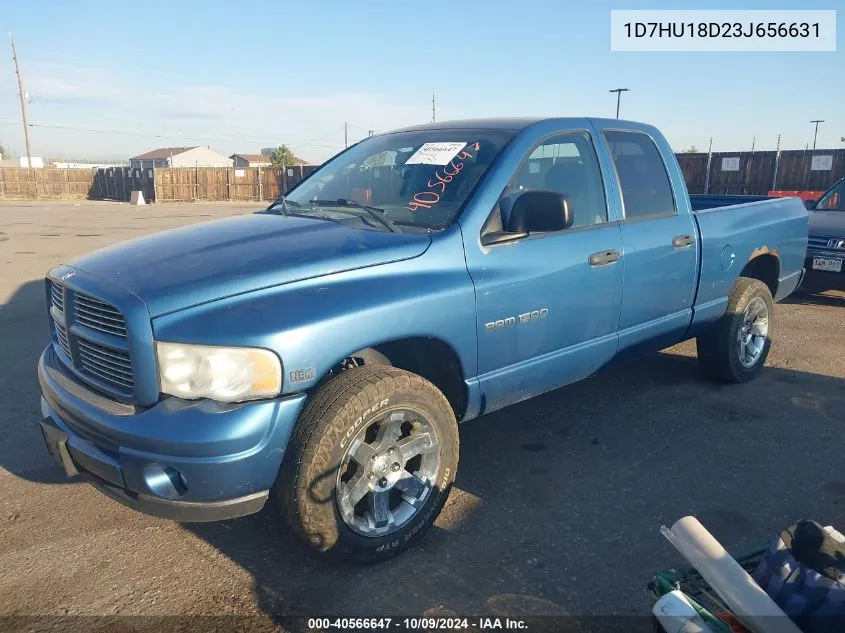 2003 Dodge Ram 1500 Slt/Laramie/St VIN: 1D7HU18D23J656631 Lot: 40566647