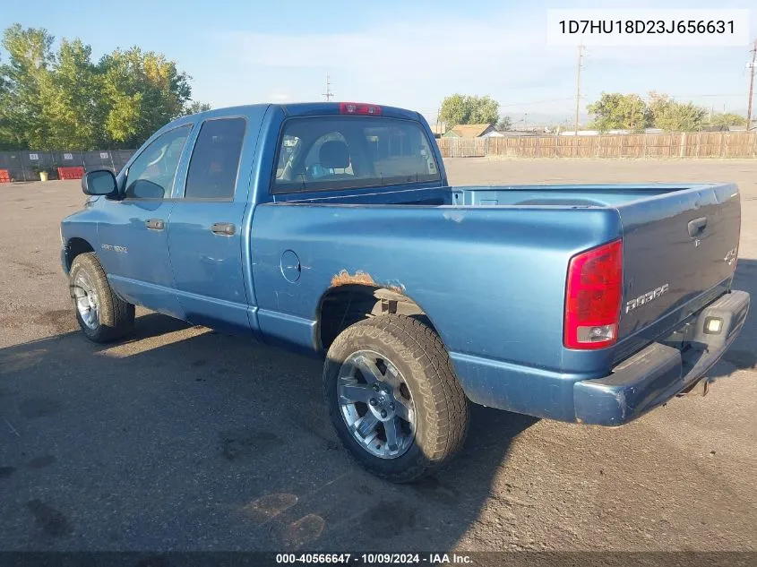 2003 Dodge Ram 1500 Slt/Laramie/St VIN: 1D7HU18D23J656631 Lot: 40566647