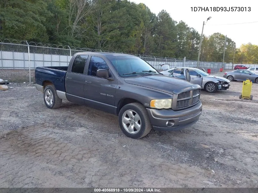 2003 Dodge Ram 1500 Slt/Laramie/St VIN: 1D7HA18D93J573013 Lot: 40568918