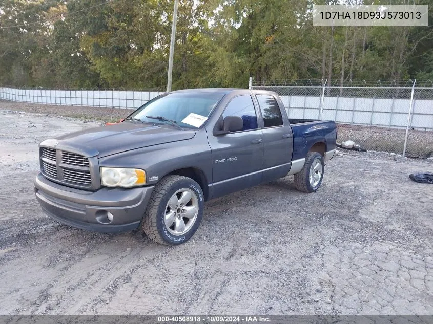 2003 Dodge Ram 1500 Slt/Laramie/St VIN: 1D7HA18D93J573013 Lot: 40568918