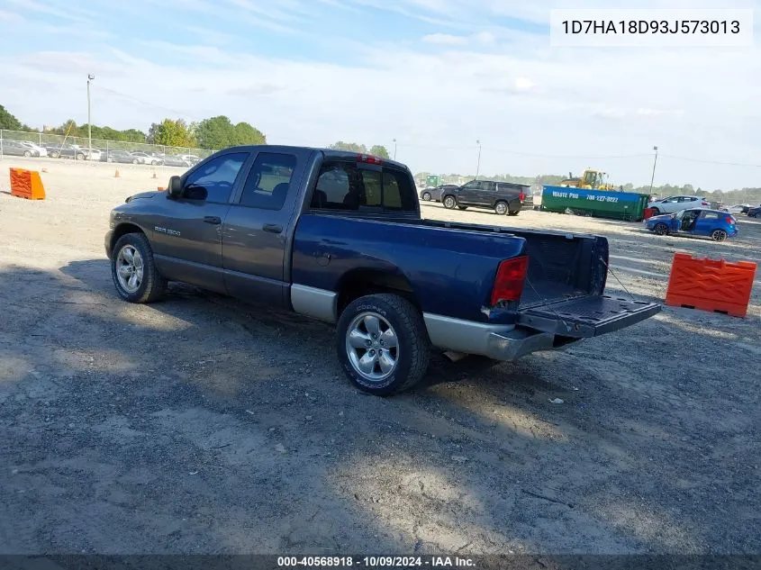 2003 Dodge Ram 1500 Slt/Laramie/St VIN: 1D7HA18D93J573013 Lot: 40568918