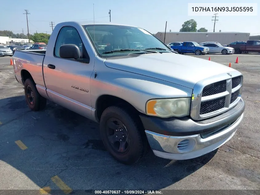 2003 Dodge Ram 1500 Slt/Laramie/St VIN: 1D7HA16N93J505595 Lot: 40570637