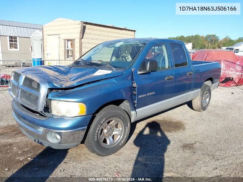 2003 Dodge Ram 1500 Slt/Laramie/St VIN: 1D7HA18N63J506166 Lot: 40576373