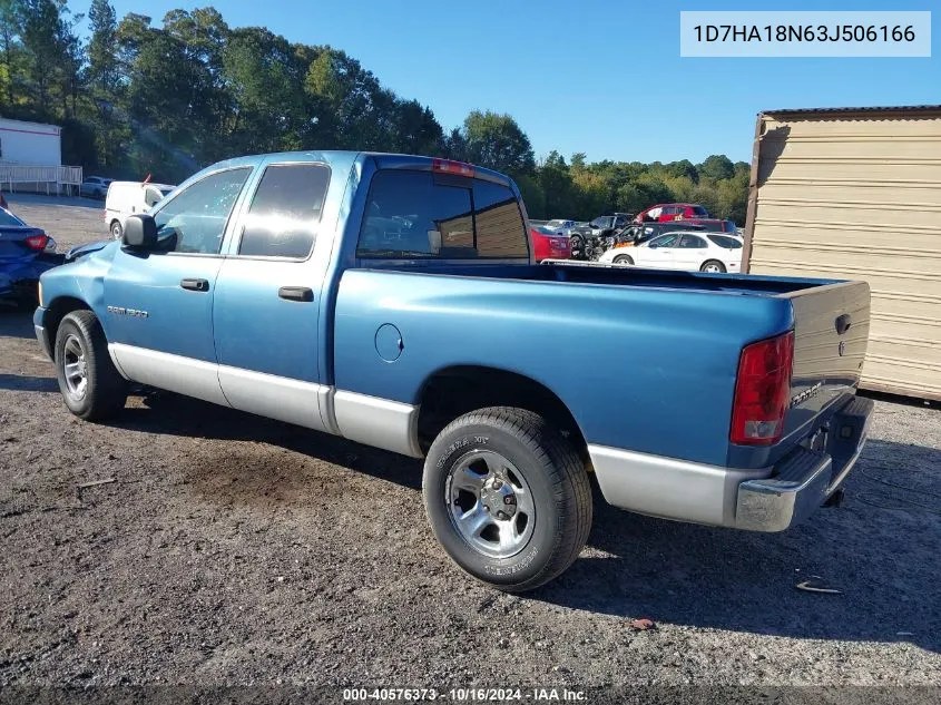 2003 Dodge Ram 1500 Slt/Laramie/St VIN: 1D7HA18N63J506166 Lot: 40576373