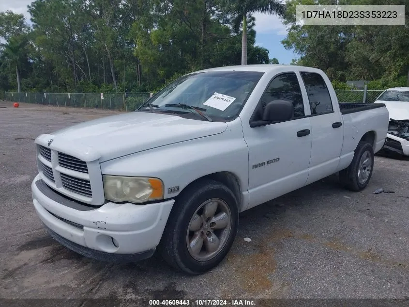 2003 Dodge Ram 1500 St/Slt VIN: 1D7HA18D23S353223 Lot: 40609443