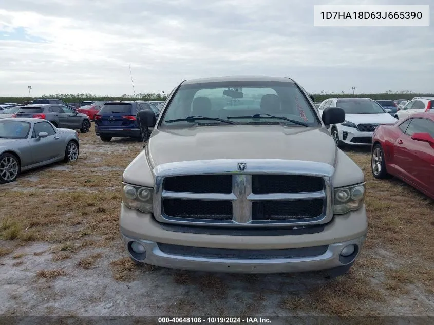 2003 Dodge Ram 1500 St/Slt VIN: 1D7HA18D63J665390 Lot: 40648106