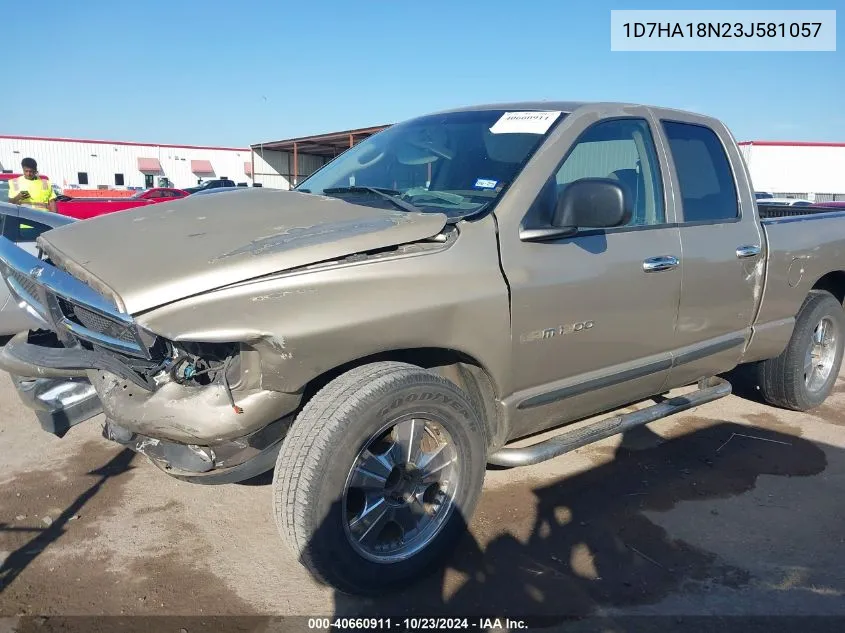 1D7HA18N23J581057 2003 Dodge Ram 1500 Slt/Laramie/St