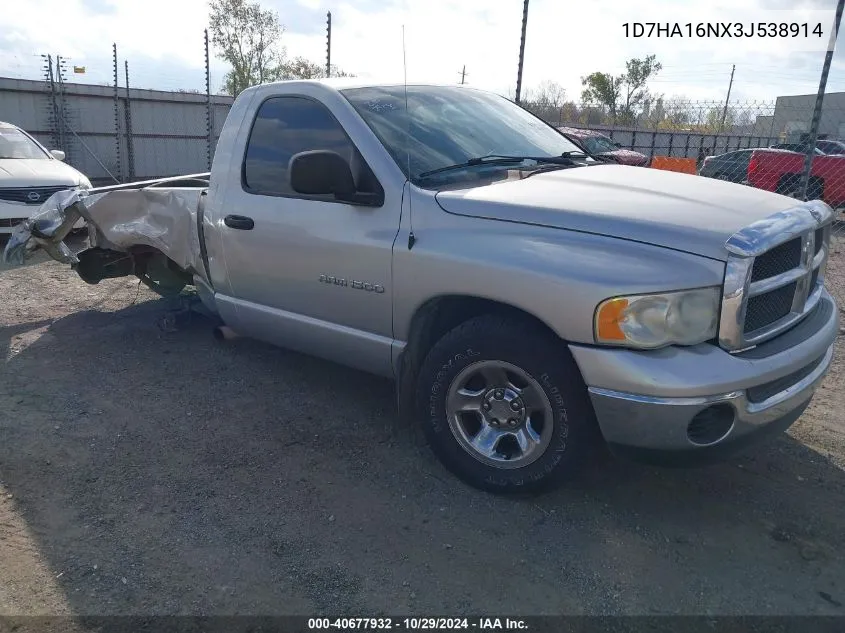 2003 Dodge Ram 1500 Slt/Laramie/St VIN: 1D7HA16NX3J538914 Lot: 40677932