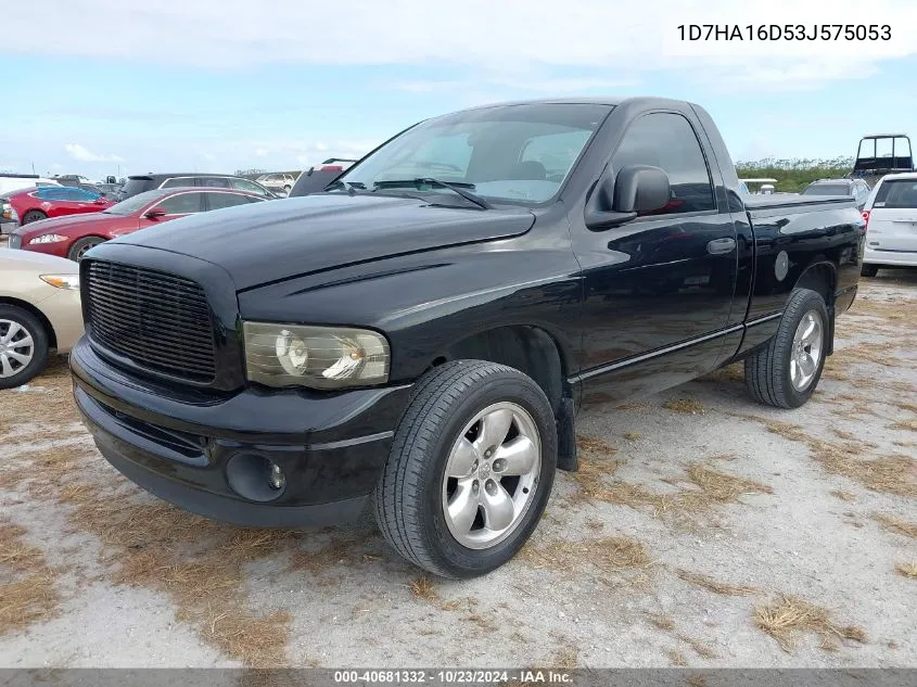 2003 Dodge Ram 1500 Slt/Laramie/St VIN: 1D7HA16D53J575053 Lot: 40681332