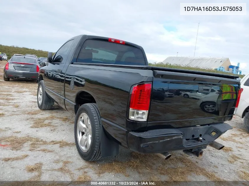 2003 Dodge Ram 1500 Slt/Laramie/St VIN: 1D7HA16D53J575053 Lot: 40681332