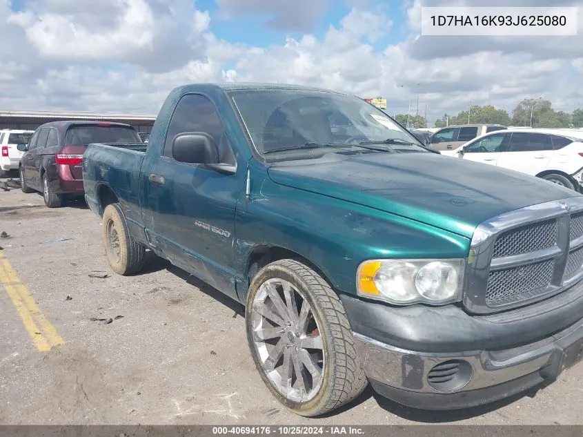 2003 Dodge Ram 1500 St VIN: 1D7HA16K93J625080 Lot: 40694176