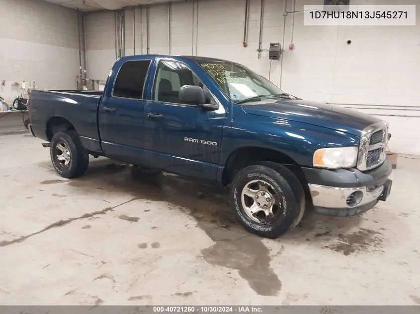 2003 Dodge Ram 1500 Slt/Laramie/St VIN: 1D7HU18N13J545271 Lot: 40721260