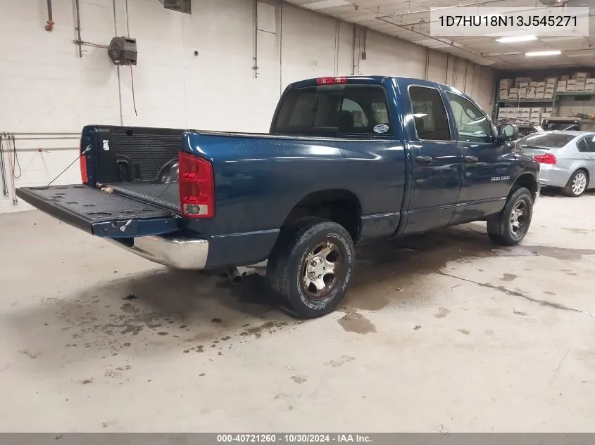 2003 Dodge Ram 1500 Slt/Laramie/St VIN: 1D7HU18N13J545271 Lot: 40721260