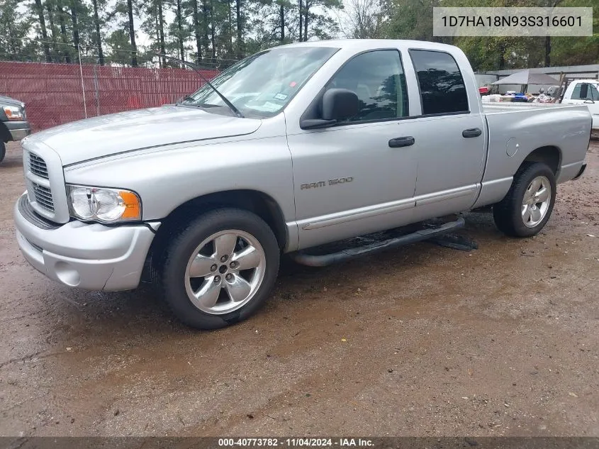 1D7HA18N93S316601 2003 Dodge Ram 1500