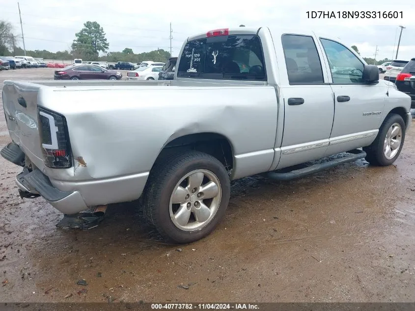 1D7HA18N93S316601 2003 Dodge Ram 1500