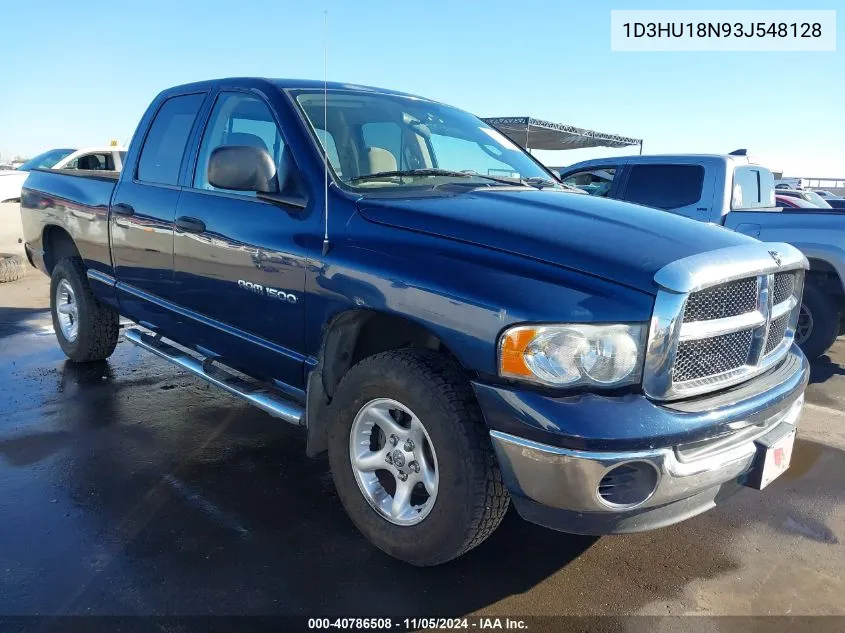 2003 Dodge Ram 1500 Slt/Laramie/St VIN: 1D3HU18N93J548128 Lot: 40786508