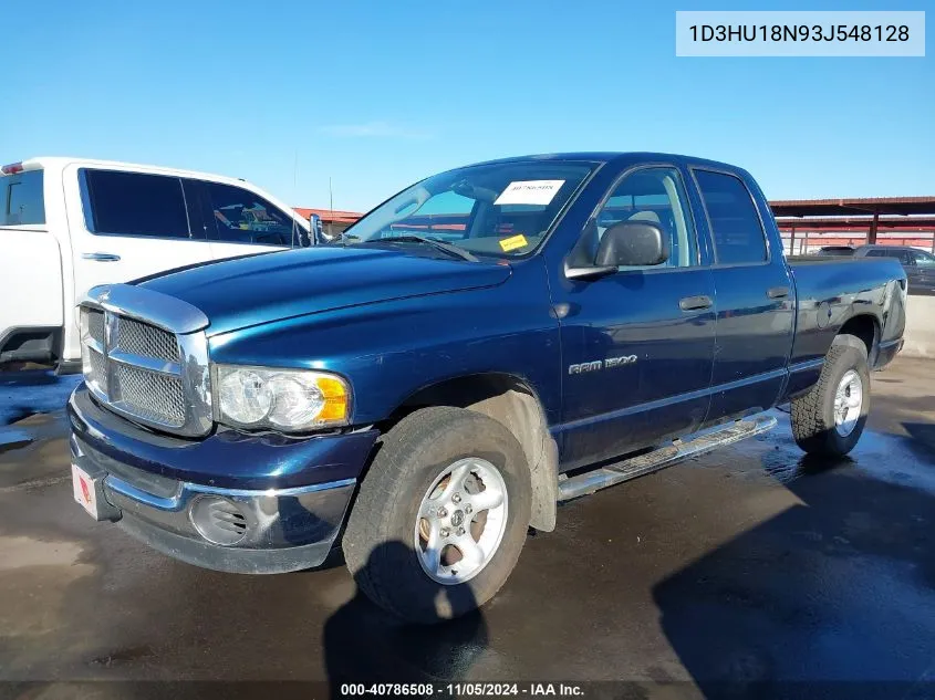 2003 Dodge Ram 1500 Slt/Laramie/St VIN: 1D3HU18N93J548128 Lot: 40786508