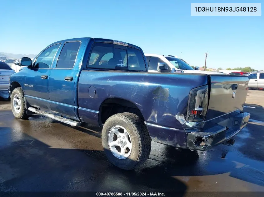 2003 Dodge Ram 1500 Slt/Laramie/St VIN: 1D3HU18N93J548128 Lot: 40786508