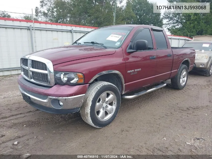 2003 Dodge Ram 1500 Slt/Laramie/St VIN: 1D7HA18N13J593068 Lot: 40795810