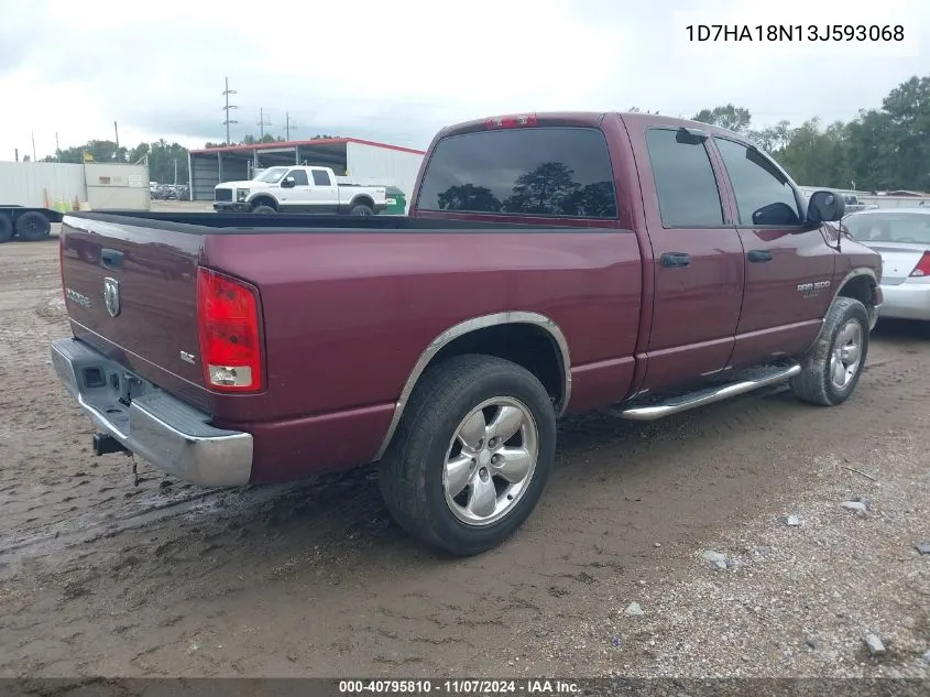 2003 Dodge Ram 1500 Slt/Laramie/St VIN: 1D7HA18N13J593068 Lot: 40795810