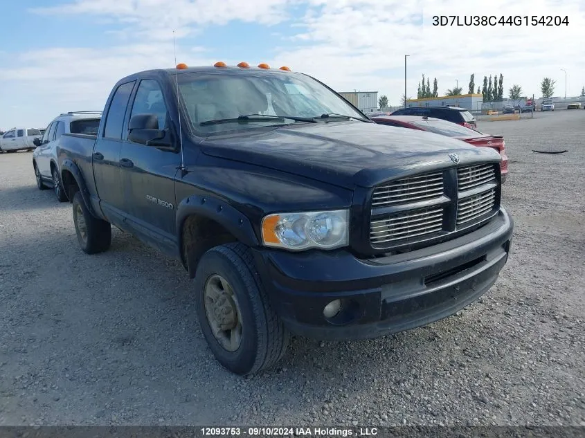 2004 Dodge Ram 3500 St/Slt VIN: 3D7LU38C44G154204 Lot: 12093753