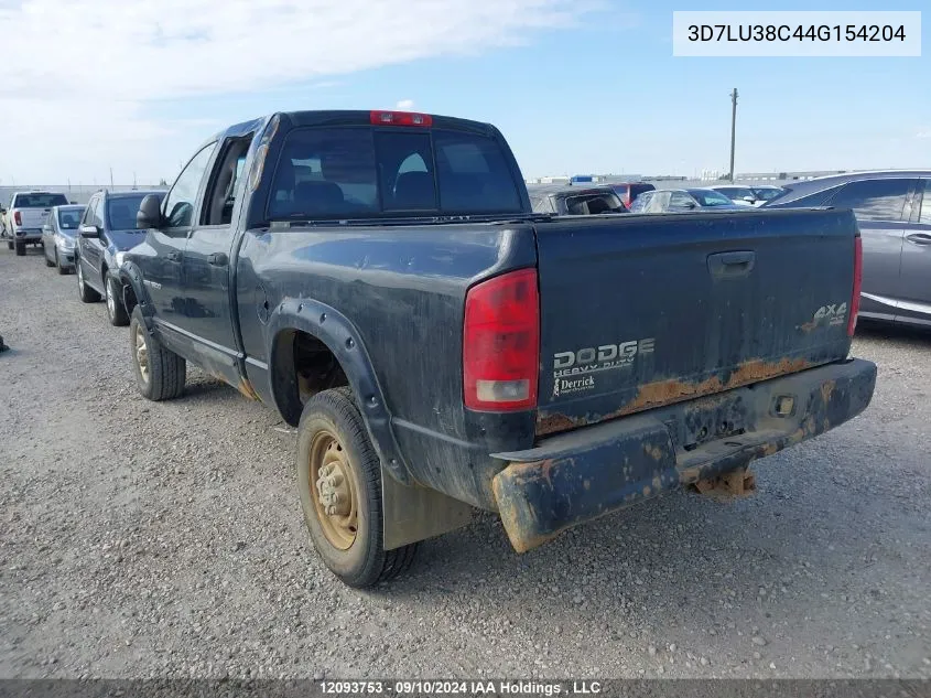 2004 Dodge Ram 3500 St/Slt VIN: 3D7LU38C44G154204 Lot: 12093753