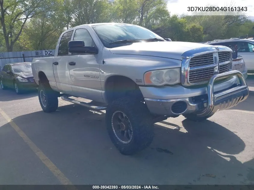 3D7KU28D04G161343 2004 Dodge Ram 2500 Slt/Laramie