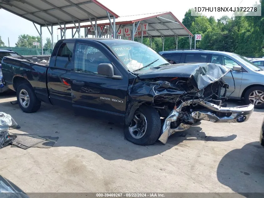 2004 Dodge Ram 1500 Slt/Laramie VIN: 1D7HU18NX4J172278 Lot: 39469267