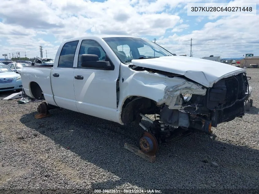 2004 Dodge Ram 2500 Slt/Laramie VIN: 3D7KU28C64G271448 Lot: 39622631