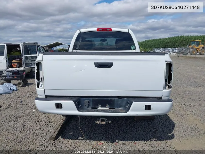 2004 Dodge Ram 2500 Slt/Laramie VIN: 3D7KU28C64G271448 Lot: 39622631