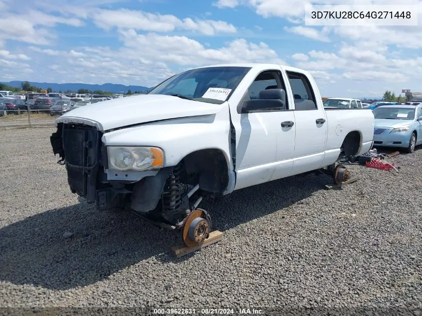 2004 Dodge Ram 2500 Slt/Laramie VIN: 3D7KU28C64G271448 Lot: 39622631