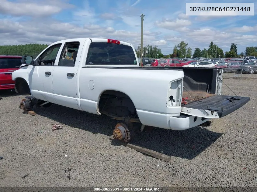 2004 Dodge Ram 2500 Slt/Laramie VIN: 3D7KU28C64G271448 Lot: 39622631