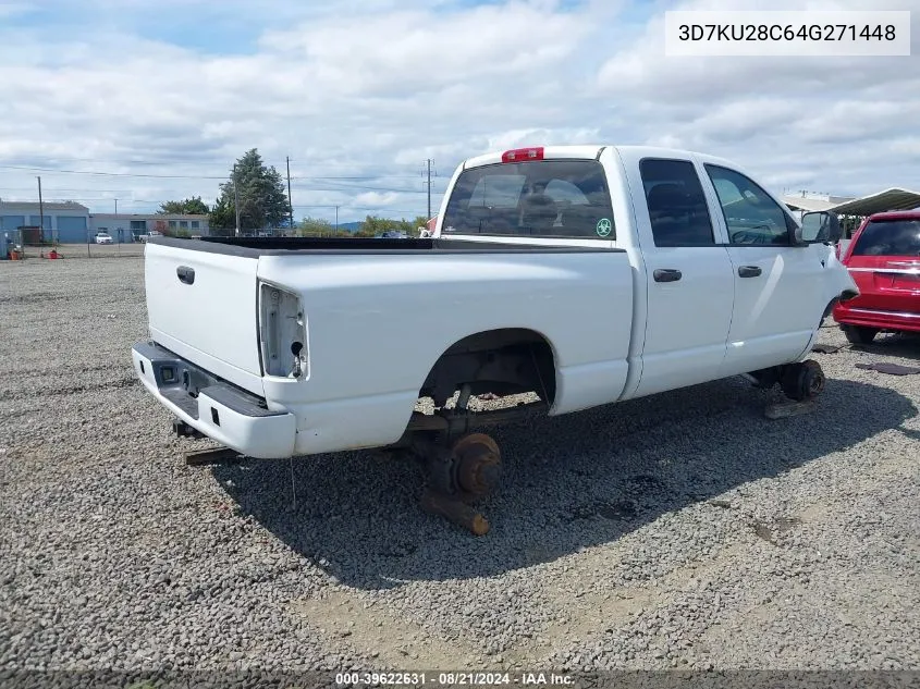 2004 Dodge Ram 2500 Slt/Laramie VIN: 3D7KU28C64G271448 Lot: 39622631