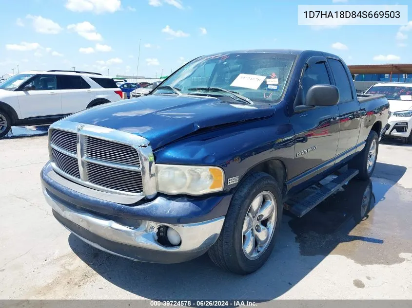 1D7HA18D84S669503 2004 Dodge Ram 1500 Slt/Laramie