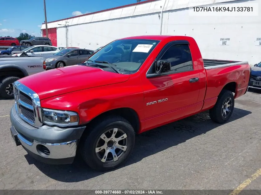 1D7HA16K94J133781 2004 Dodge Ram 1500 St