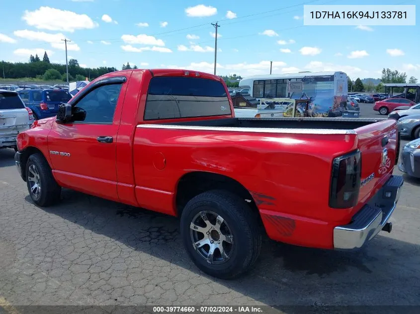 1D7HA16K94J133781 2004 Dodge Ram 1500 St