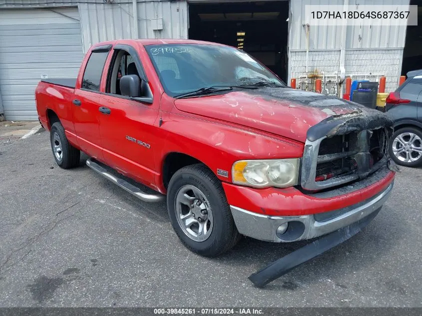 1D7HA18D64S687367 2004 Dodge Ram 1500 Slt/Laramie