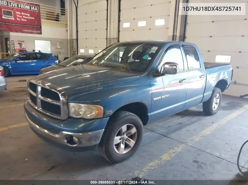 1D7HU18DX4S725741 2004 Dodge Ram 1500 Slt/Laramie