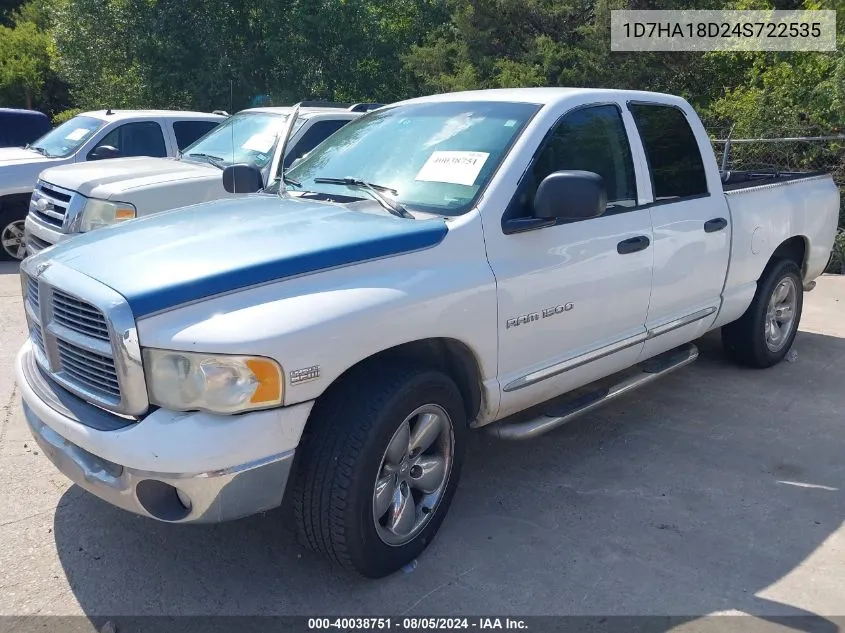 1D7HA18D24S722535 2004 Dodge Ram 1500 Slt/Laramie